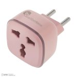 مبدل برق 3 به 2 مدل آرکا چراغ دار (LED)