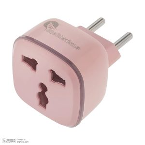 مبدل برق 3 به 2 مدل آرکا چراغ دار (LED)