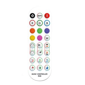 ریموت RGB موزیکال بلوتوثدار 2 کانال 24 کلید