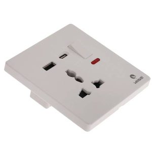 پریز و شارژر توکار 20 وات دیاکو (فست شارژ)